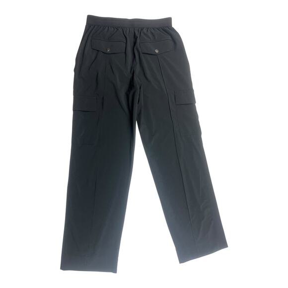 ATHLETA Vienna Cargo Pants Size 4 Black Elastic Waist Utility Gorpcore - Picture 1 of 5